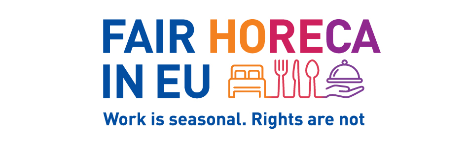 logo of the #FairHORECAinEU campaign